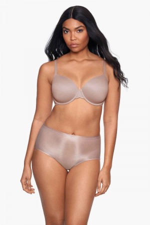 Women's Beige Bodyglow Waistline Brief Shapewear - Miraclesuit USA | RC316111Y1