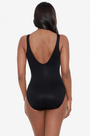 Women's Black / White Spectra Trilogy One Piece - Miraclesuit USA | ON266046A3