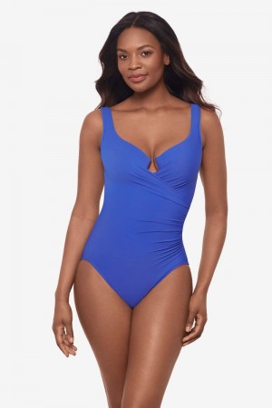 Women's Blue Must Haves Escape One Piece - Miraclesuit USA | AX849704L2