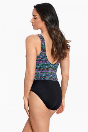 Women's Multicolor Stitch It Regatta DD Cups One Piece - Miraclesuit USA | XE360896S7