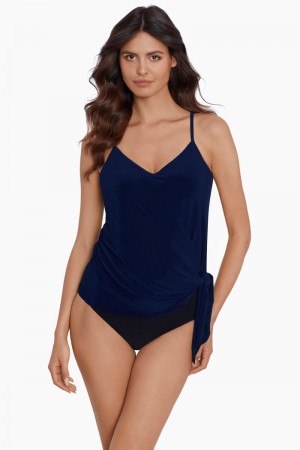 Women's Navy Alex Tankini Tops - Miraclesuit USA | TV227932D8