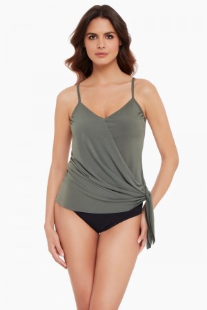 Women's Olive Alex Tankini Tops - Miraclesuit USA | MF678957J5