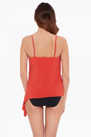 Women's Orange Alex Tankini Tops - Miraclesuit USA | CU813971J9