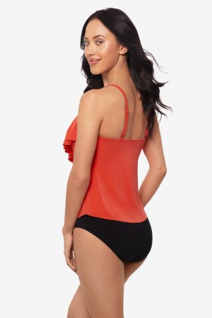 Women's Orange Rita Tankini Tops - Miraclesuit USA | RF144974X0