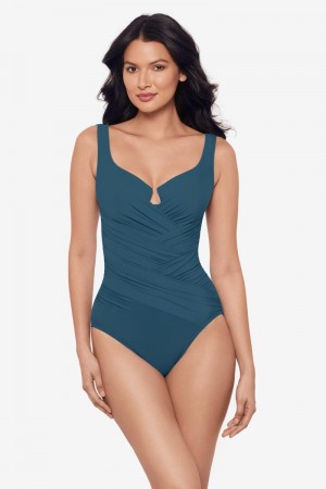 Women's Turquoise Must Haves Gandolf One Piece - Miraclesuit USA | HJ438543Y9