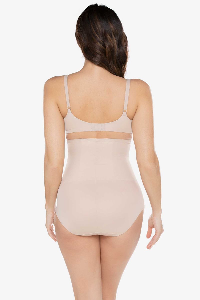 Women's Beige Waistline Brief Shapewear - Miraclesuit USA | LN663016O3