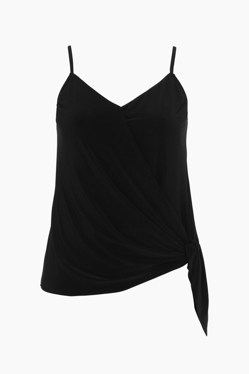 Women's Black Alex DD Cups Tankini Tops - Miraclesuit USA | ZB266286K1