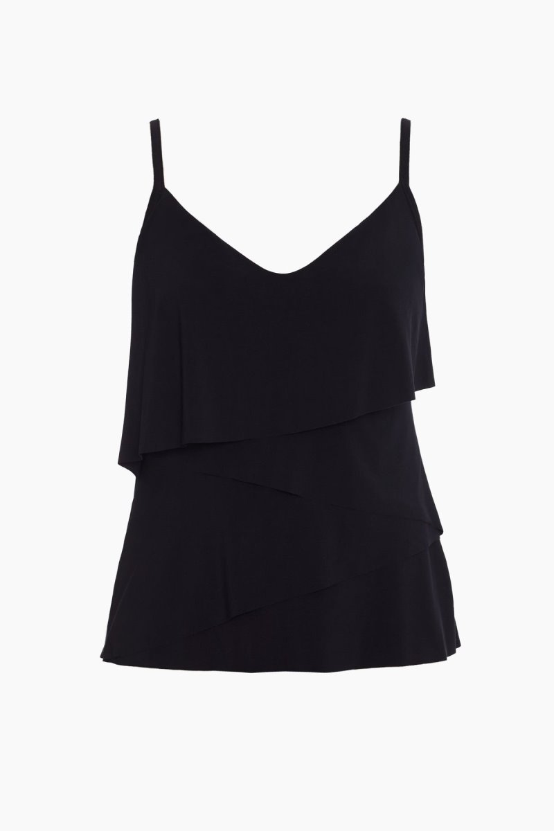 Women's Black Chloe Tankini Tops - Miraclesuit USA | BO291909C8