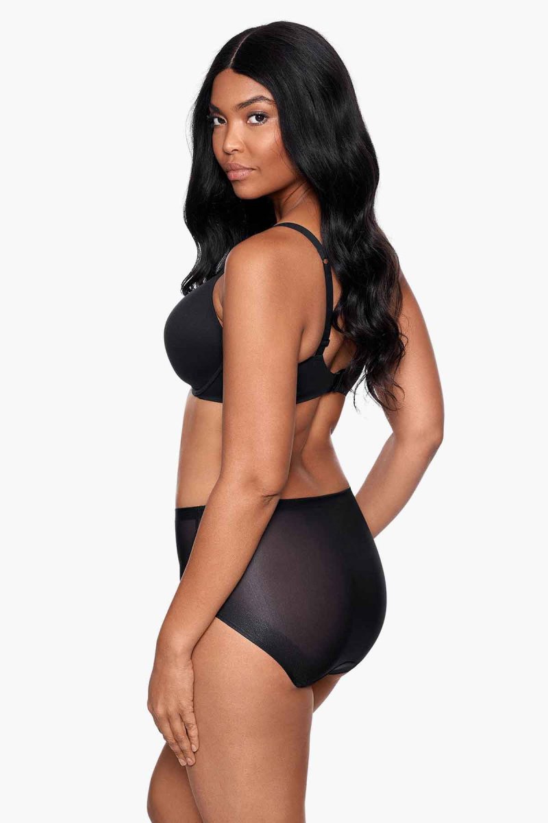 Women's Black Bodyglow Waistline Brief Shapewear - Miraclesuit USA | QJ890379J6