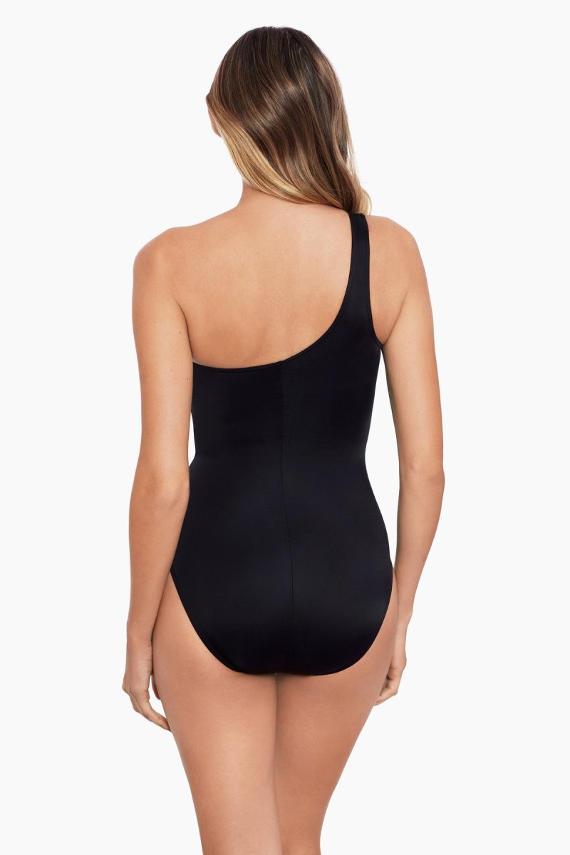 Women's Black Network News Minx One Piece - Miraclesuit USA | MH624842T1