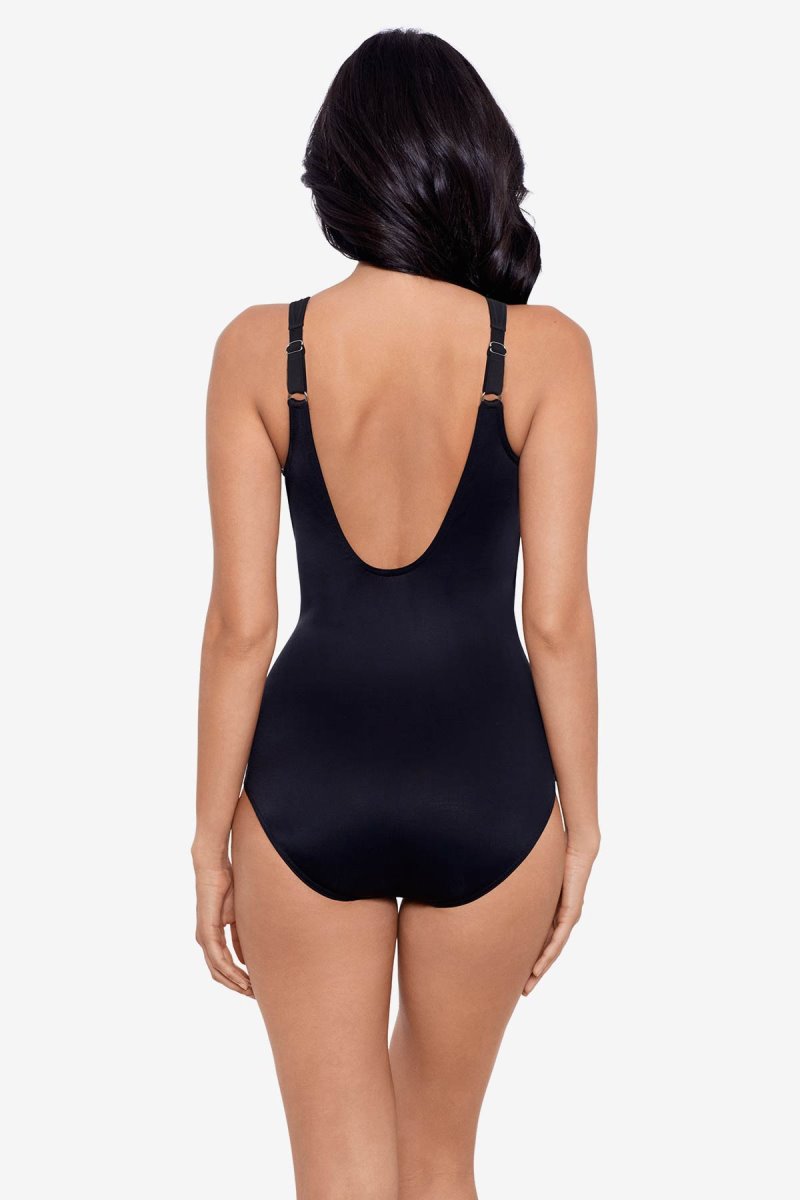 Women's Black Oceanus DD Cups One Piece - Miraclesuit USA | OO566736S9