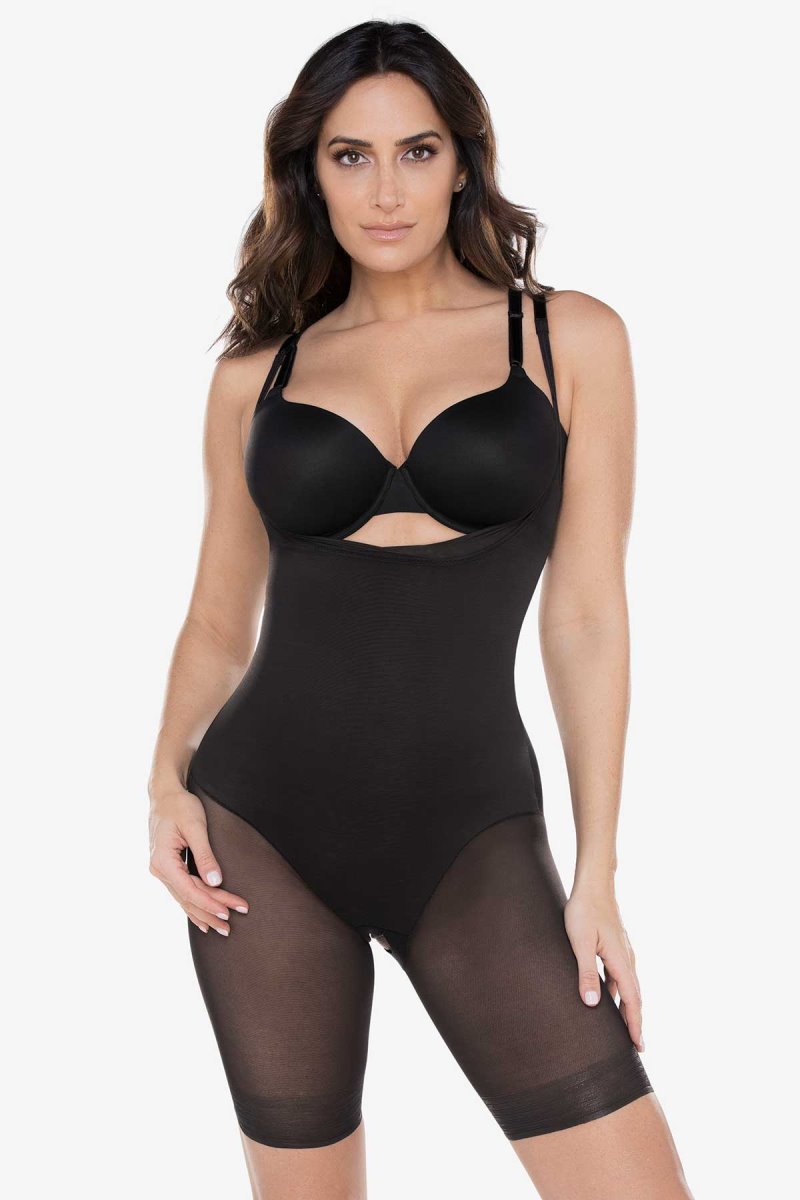 Women's Black Shaping Singlette Shapewear - Miraclesuit USA | XV708660W4