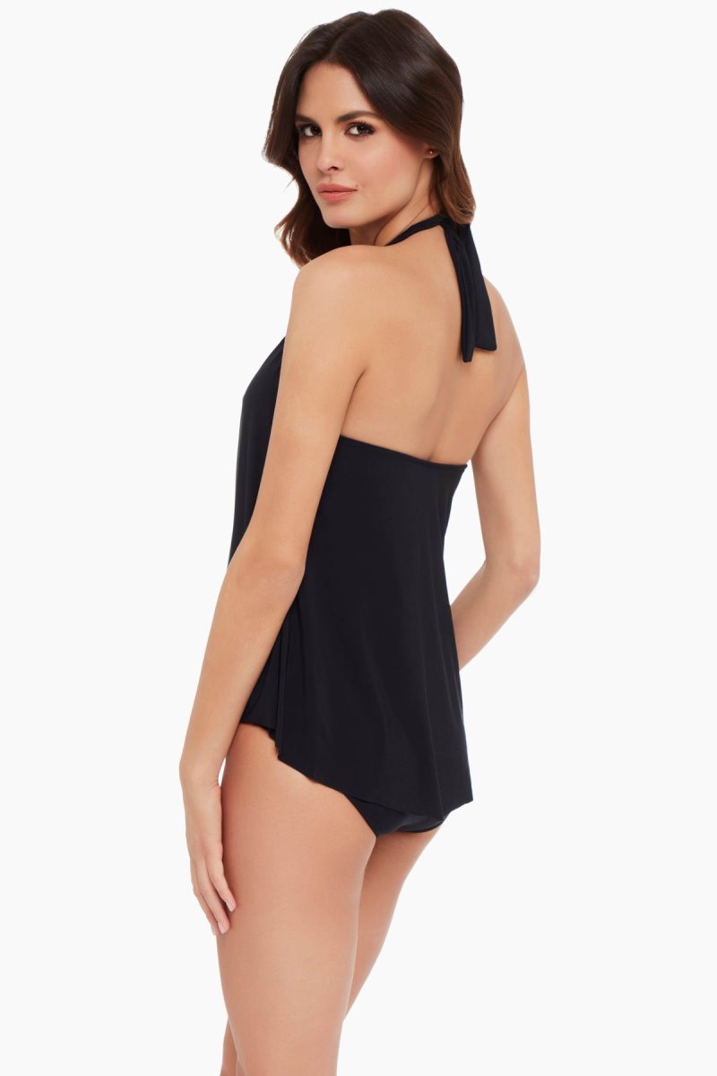 Women's Black Sophie Tankini Tops - Miraclesuit USA | SG093129D1