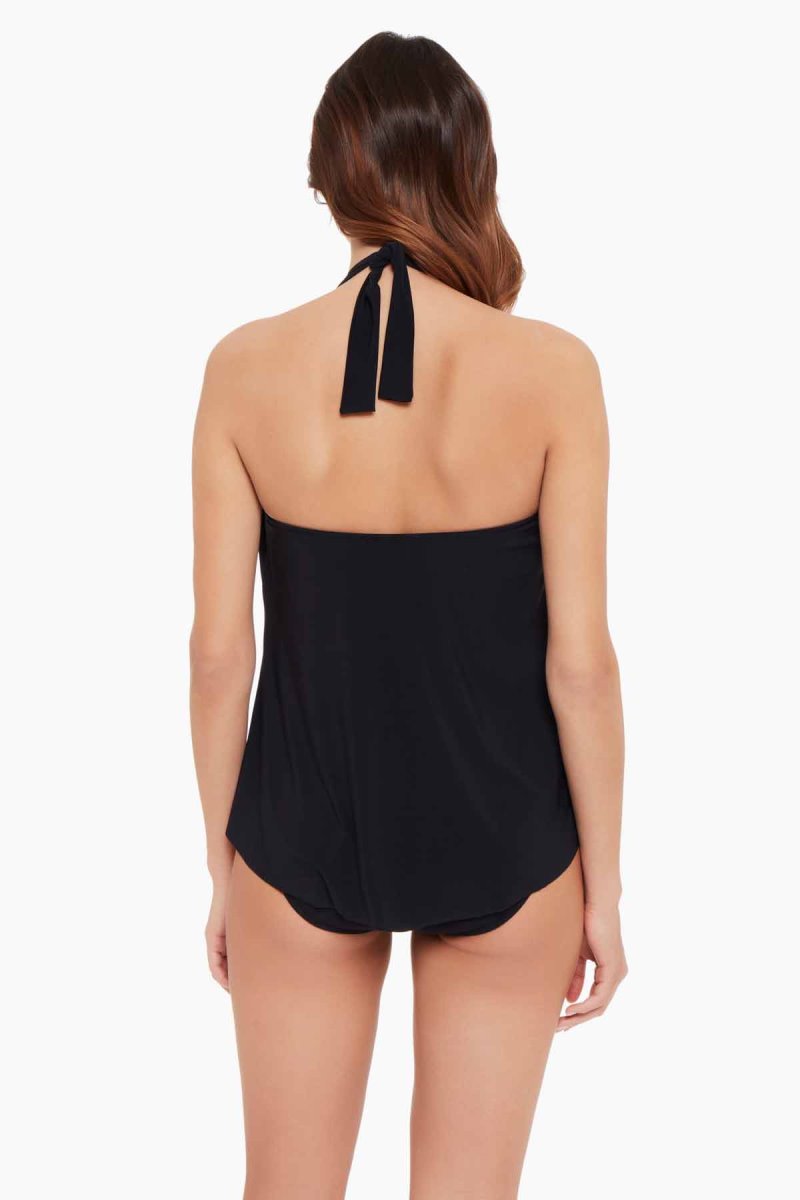 Women's Black Sophie Tankini Tops - Miraclesuit USA | SG093129D1