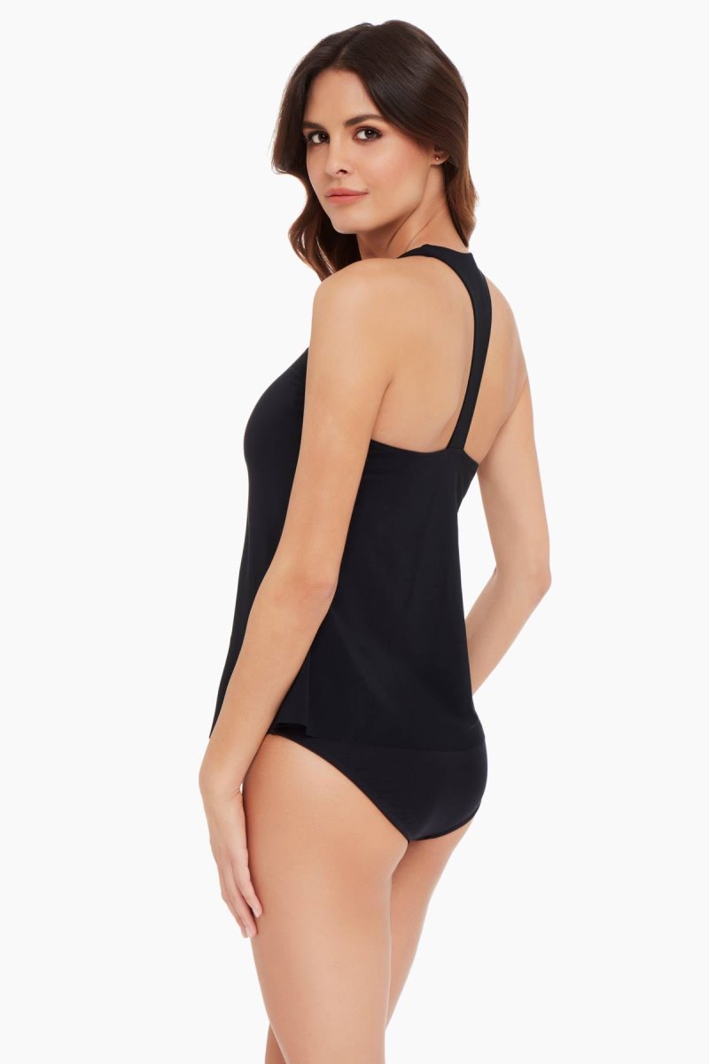 Women's Black Taylor Tankini Tops - Miraclesuit USA | QP332633Q1