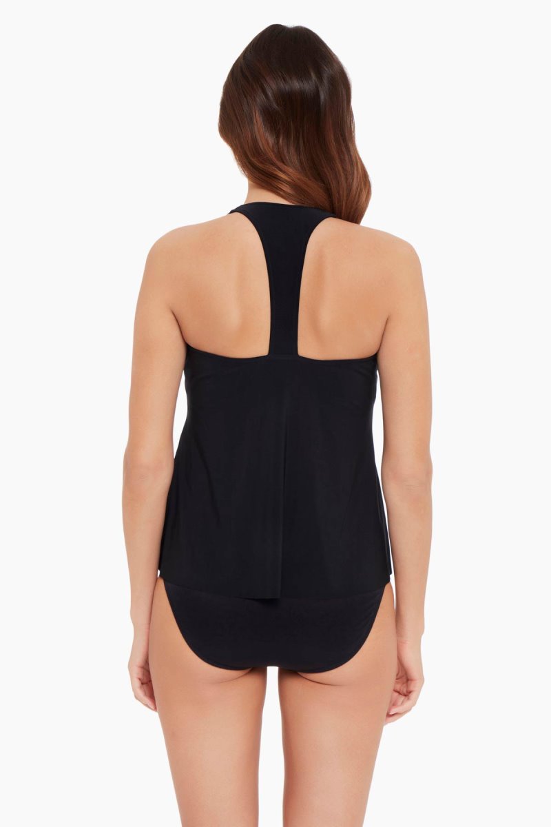 Women's Black Taylor Tankini Tops - Miraclesuit USA | QP332633Q1