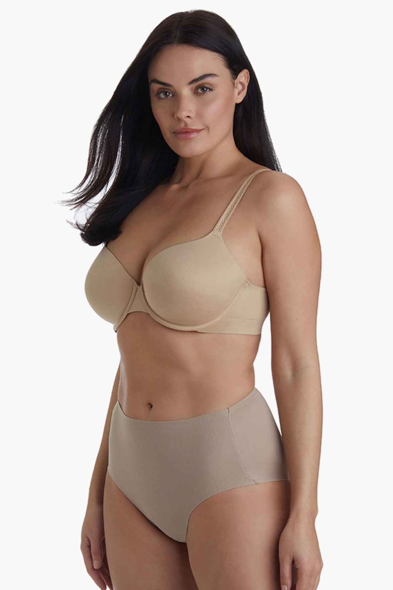 Women's Brown Light Shaping Panties Brief Shapewear - Miraclesuit USA | TF548864R9