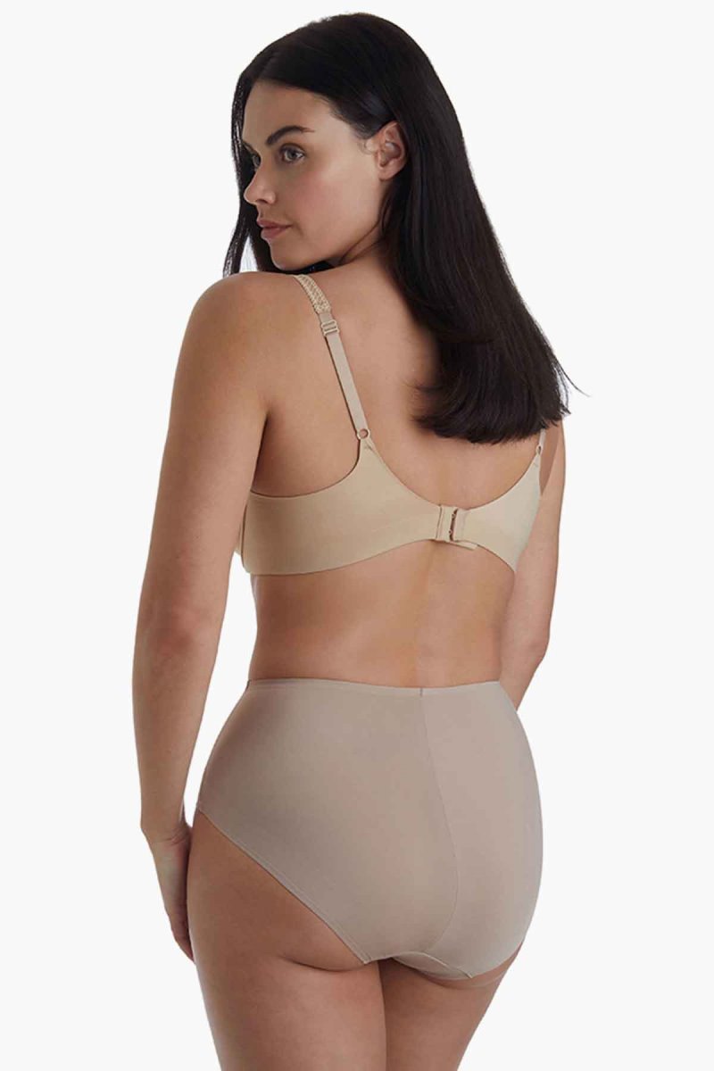 Women's Brown Light Shaping Panties Brief Shapewear - Miraclesuit USA | TF548864R9