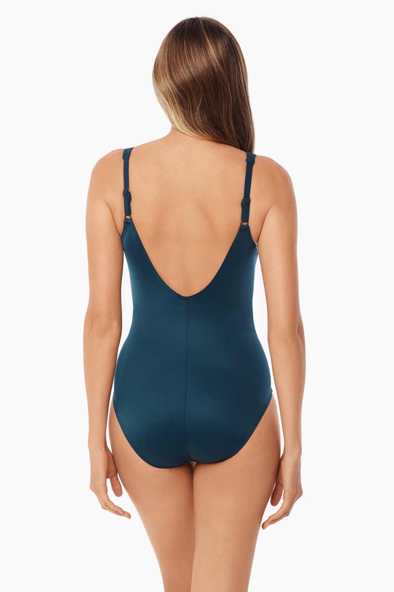 Women's Dark Turquoise Must Haves Sanibel One Piece - Miraclesuit USA | ZI368006F4