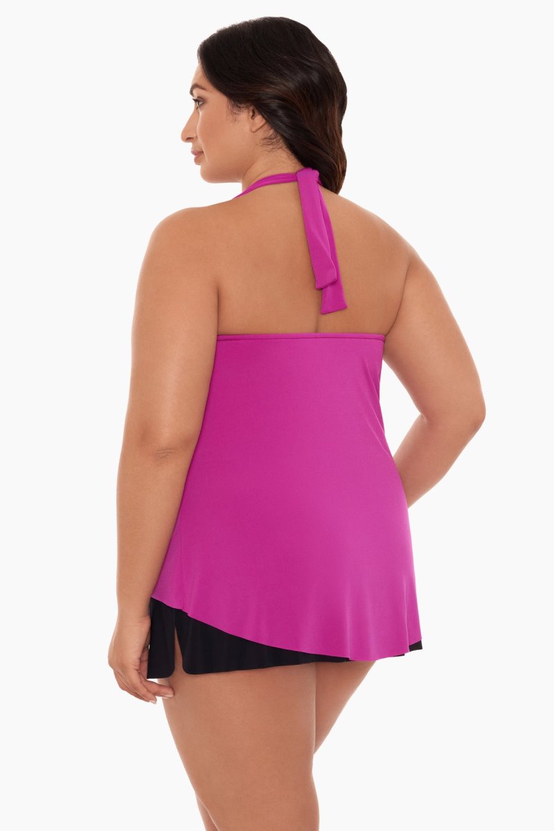 Women's Fuchsia Plus Size Sophie Tankini Tops - Miraclesuit USA | PB882898A9