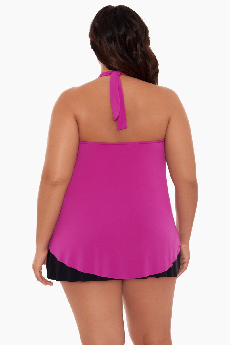 Women's Fuchsia Plus Size Sophie Tankini Tops - Miraclesuit USA | PB882898A9