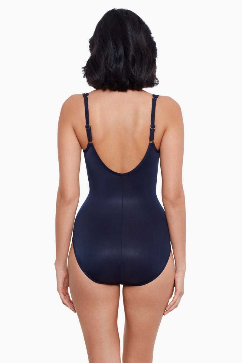 Women's Navy New Sensations Madero DD Cups One Piece - Miraclesuit USA | JK483358Q7