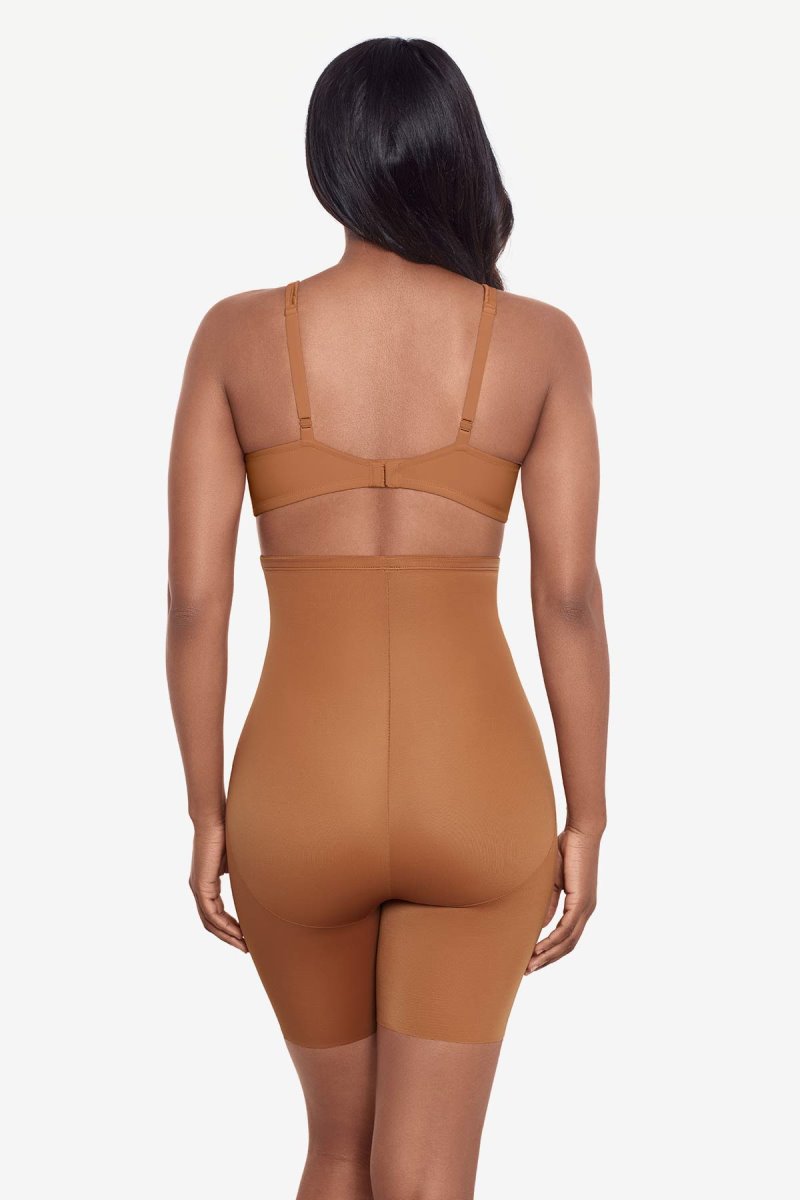 Women's Orange Tummy Tuck High Waist Thigh Slimmer Shapewear - Miraclesuit USA | YR037103N3