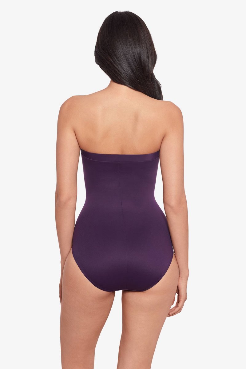 Women's Purple Avanti Bandeau - Miraclesuit USA | EX428232B1