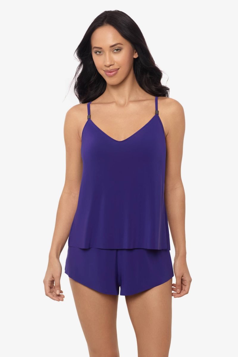 Women's Purple Mila Romper - Miraclesuit USA | DL927292G1