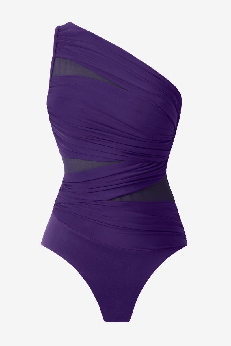 Women's Purple Network Jena One Piece - Miraclesuit USA | LD008340W0