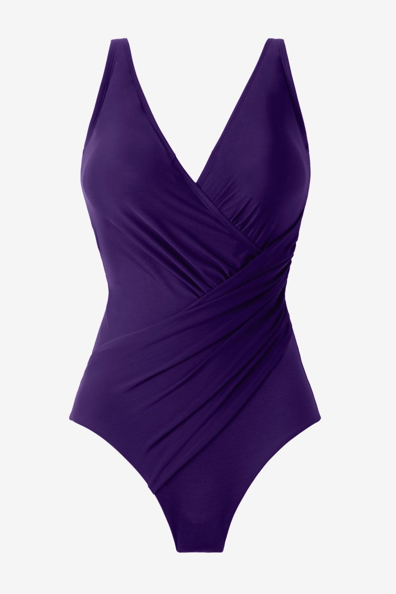 Women's Purple Oceanus DD Cups One Piece - Miraclesuit USA | IU738933F3