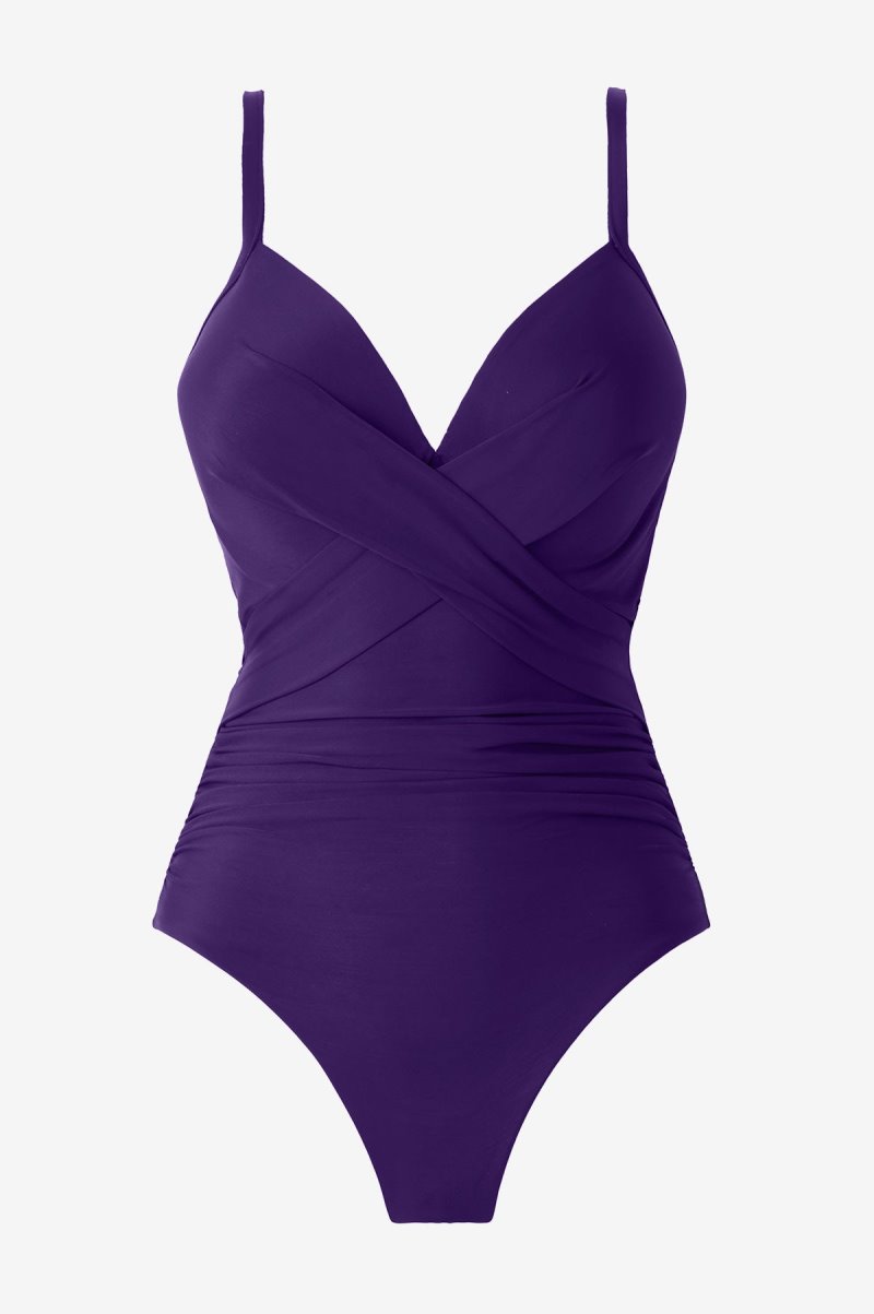 Women's Purple Rock Solid Captivate One Piece - Miraclesuit USA | LT645554S6