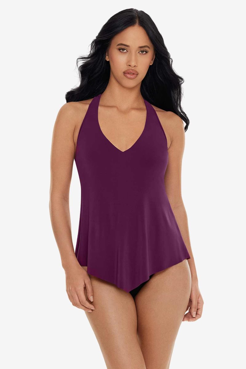 Women's Purple Taylor Tankini Tops - Miraclesuit USA | ZV378067W8