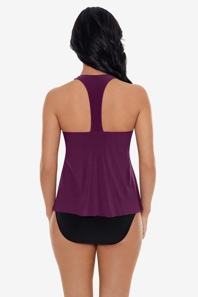 Women's Purple Taylor Tankini Tops - Miraclesuit USA | ZV378067W8