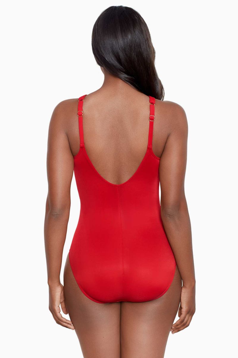 Women's Red Rock Solid Aphrodite One Piece - Miraclesuit USA | PE753105F5