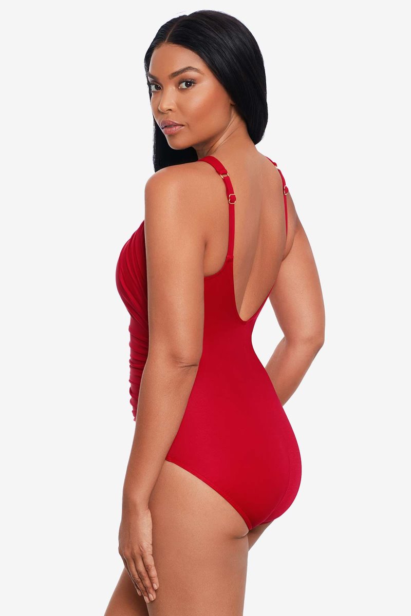 Women's Red Rock Solid Aphrodite One Piece - Miraclesuit USA | PE753105F5