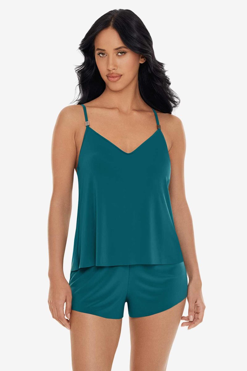 Women's Turquoise Mila Romper - Miraclesuit USA | IH315071H4