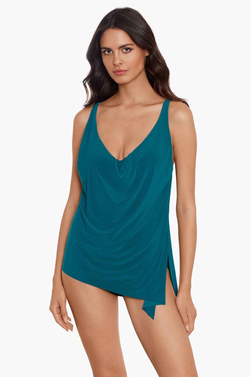 Women's Turquoise Winnie Tankini Tops - Miraclesuit USA | NI022132R2