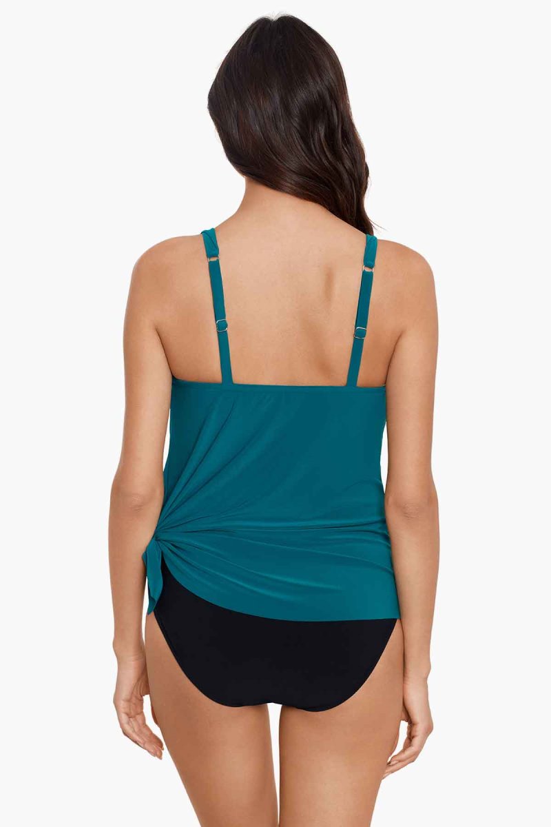 Women's Turquoise Winnie Tankini Tops - Miraclesuit USA | NI022132R2