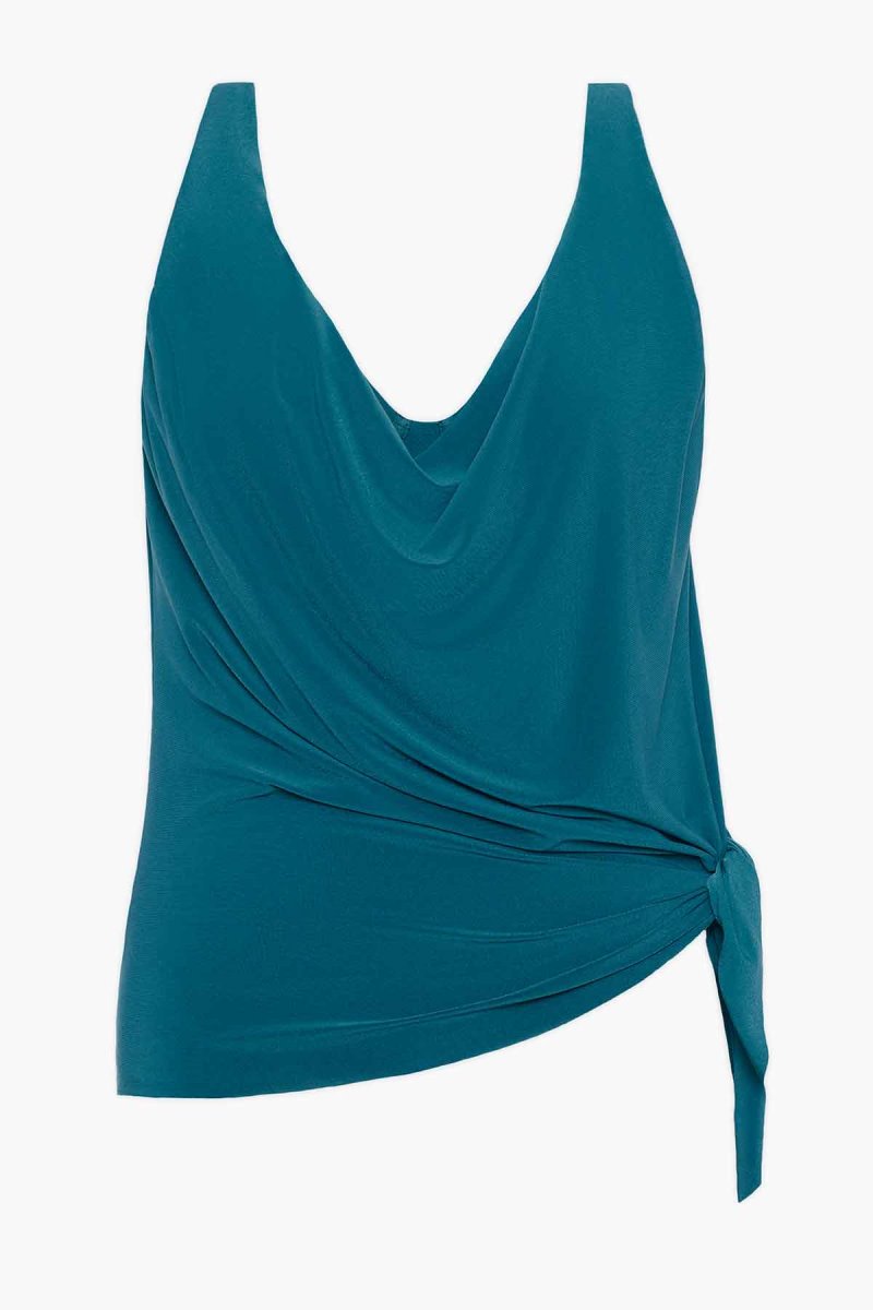 Women's Turquoise Winnie Tankini Tops - Miraclesuit USA | NI022132R2